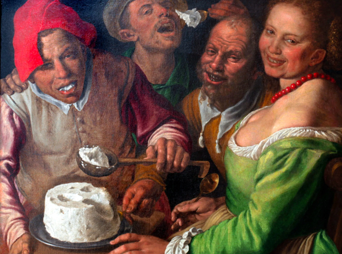 Les mangeurs de ricotta de Vincenzo Campi  (1536-1591)